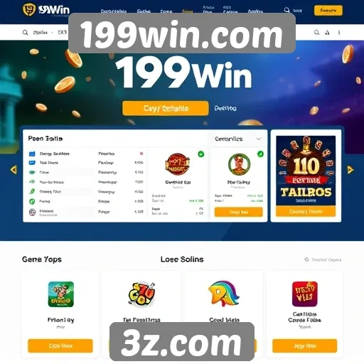 Análise das funcionalidades do site 199win