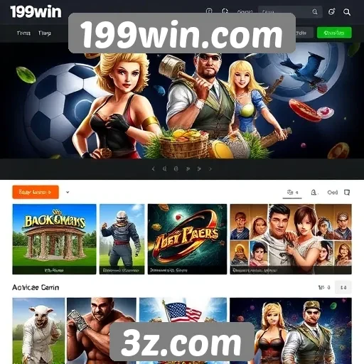 Opções de jogos disponíveis no 199win.com