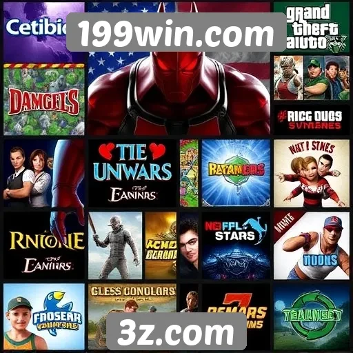 Comparativo de jogos populares no 199win.com