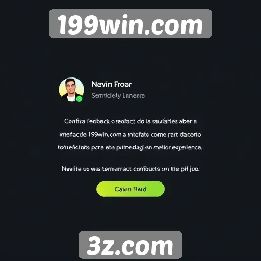 Feedback dos usuários sobre a interface do 199win.com